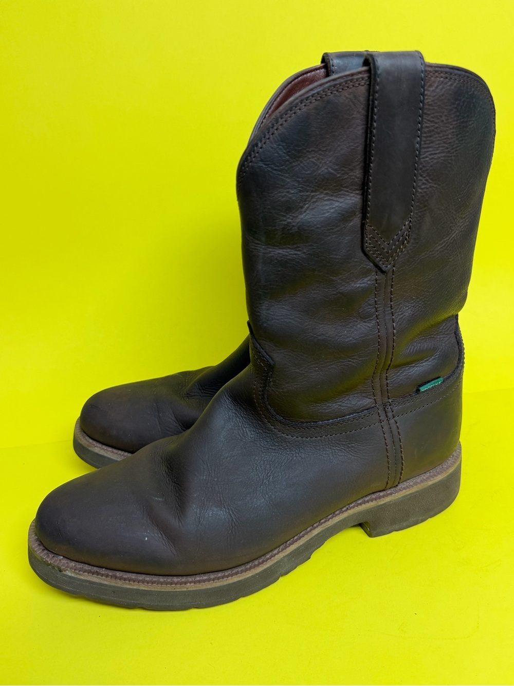 Tecovas Men's The Rugged Brunette Brown Roper Boots 10078BNT SIZE 11D